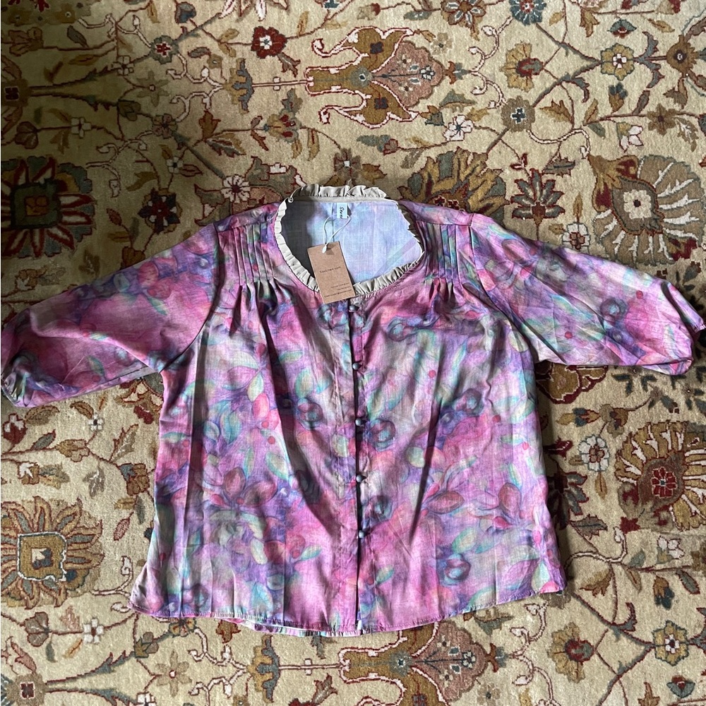 Floral Pink Women's Top